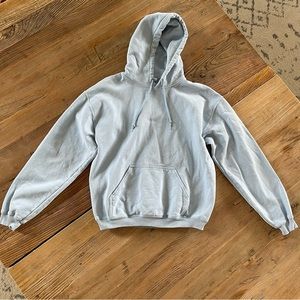 Light Blue Hoodie Jacket Sz Small. Pre-owned, in excellent condition.